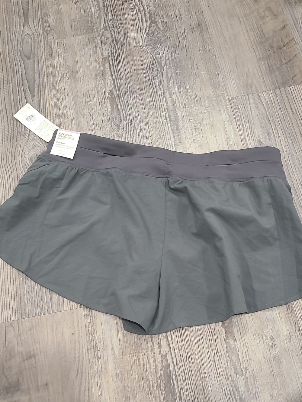 CALIA by Carrie Underwood Kick It Up Peformance Shorts Size XL Carbon Gray - Picture 6 of 6